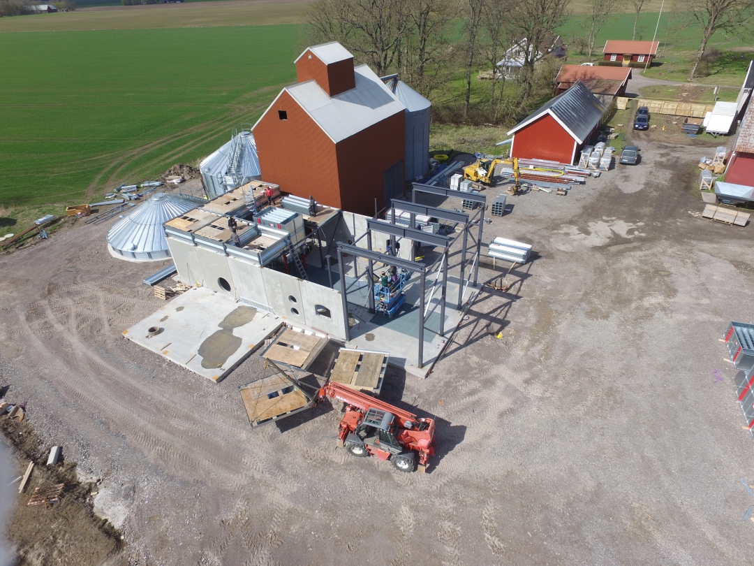 Bild från drönare 5/5 2018.